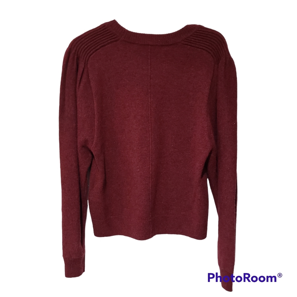 Ba&sh yaly wool yak sweater burgundy size L us 8 new with tag - Picture 4 of 9